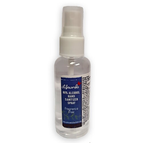 Fragrance Free Spray Hand Sanitizer